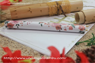 undangan bambu jasmin warna