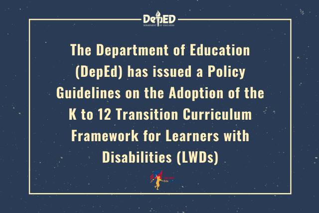 DepEd issued guidelines on the adoption of K to 12 transition