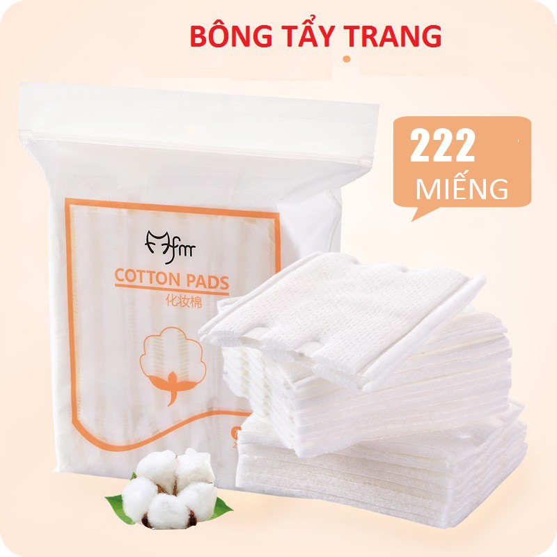 Bông tẩy trang nội địa Trung 222 miếng