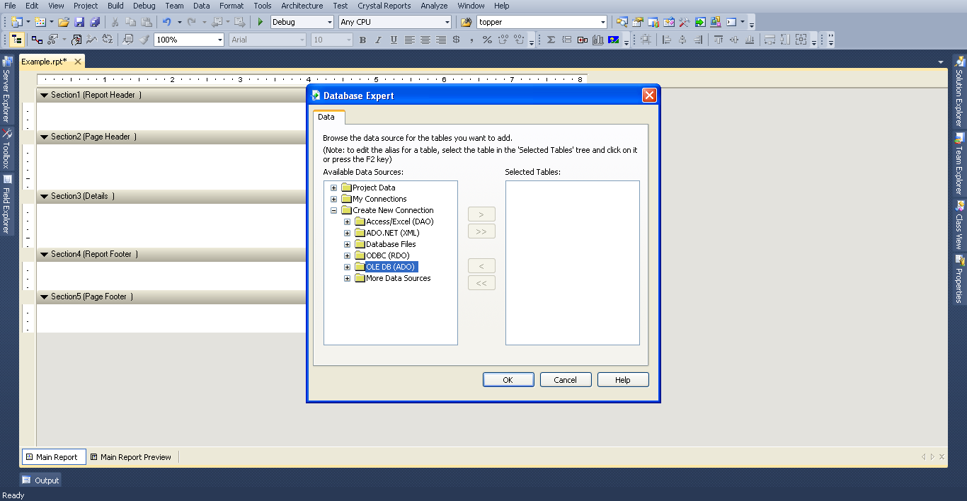 How to create crystal report in using Dataset ASPMANTRA Asp