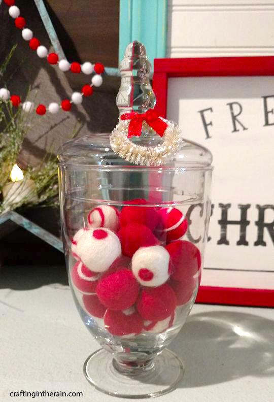 Five DIY Holiday Project Ideas Using Wool Felt Balls –