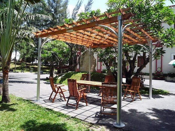 Aluminum pergolas