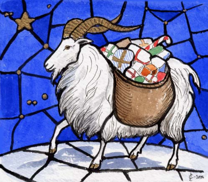 PSYCHE over MATTER The Yule Goat Pagan Tradition