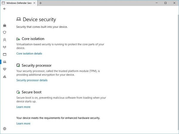 Disabilita l'avvio protetto in Windows 10