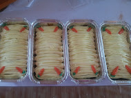Mini Packs Cake Carrot Walnut with cream cheese