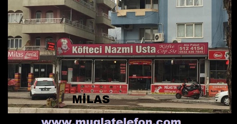 Muğla Telefon Rehberi Meşhur Köfteci Nazmi Usta Milas