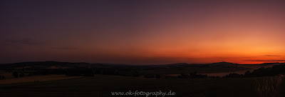 Naturfotografie Sonnenuntergang Weserbergland Panorama Nikon