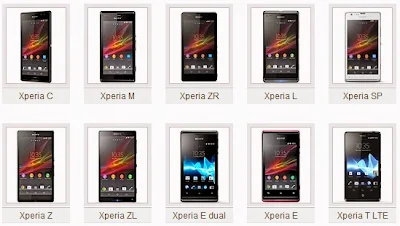 Sony Xperia Terbaru 2013