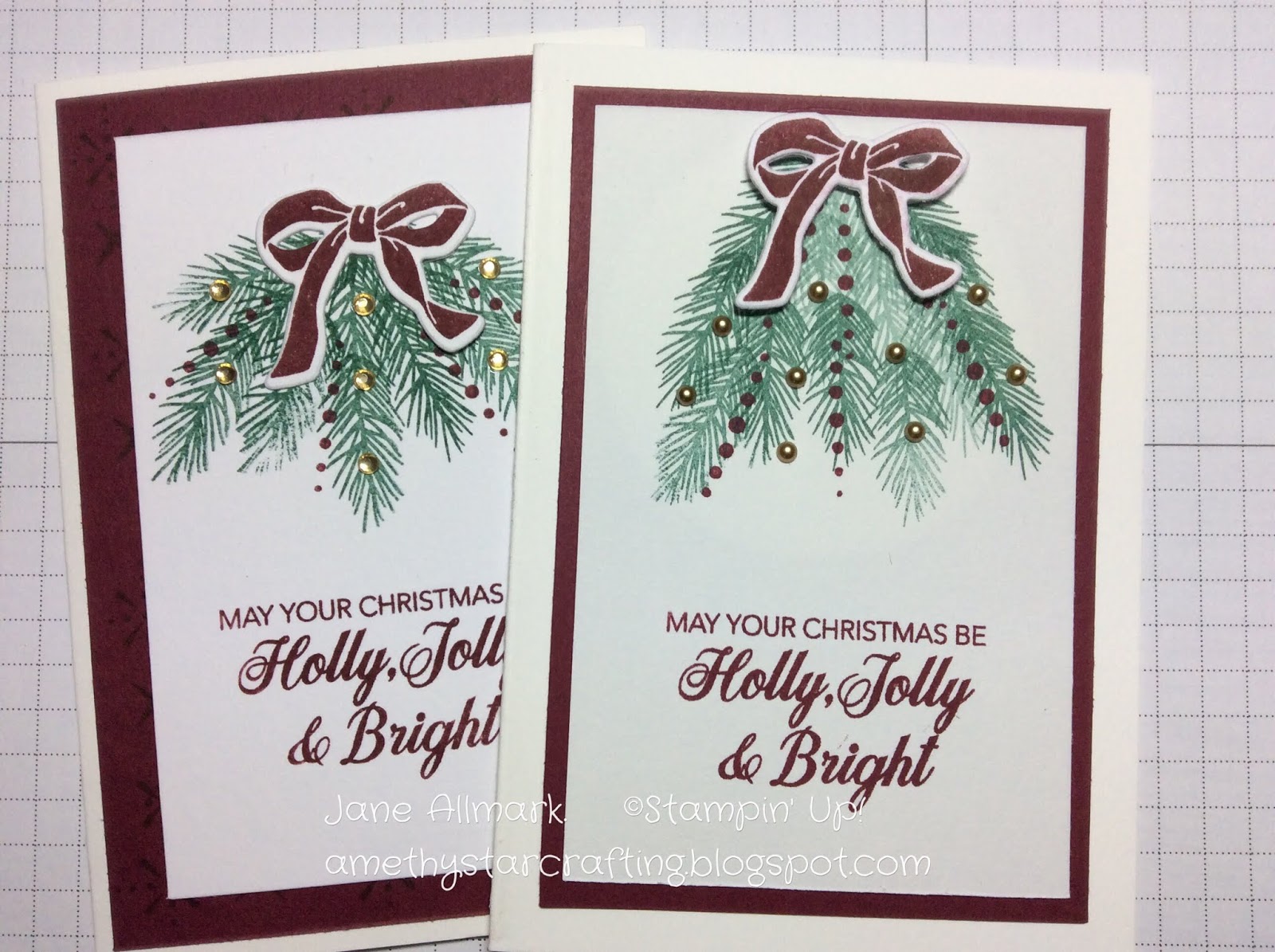 Crafting With Jane Stampin Up Peaceful Noel simplestamping