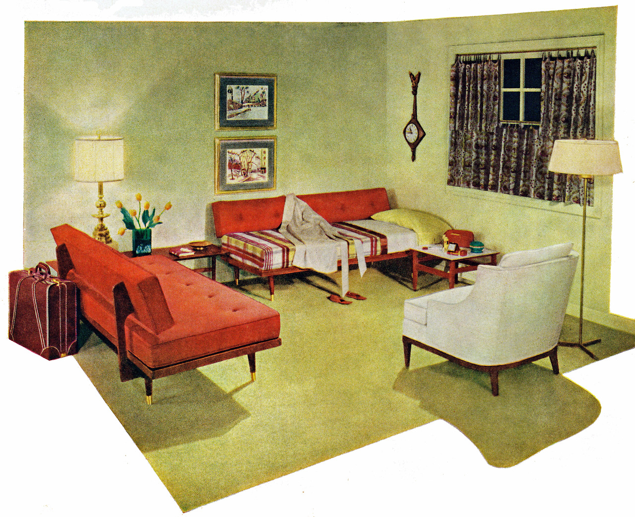 Mad For Mid Century Mid Century Modern DIY Sofa Bed