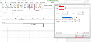 Watermark Gambar di Excel