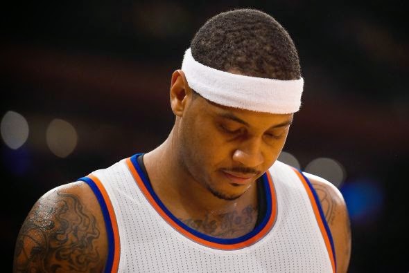 Carmelo Anthony se opera y se pierde el resto de la temporada.