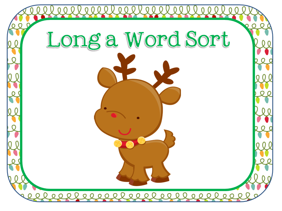 Me and My Gang: Long A Word Sort {2nd Grade Word Study}