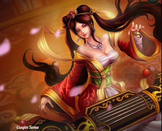 aspecto de Guqin Sona aspecto de Guqin Sona