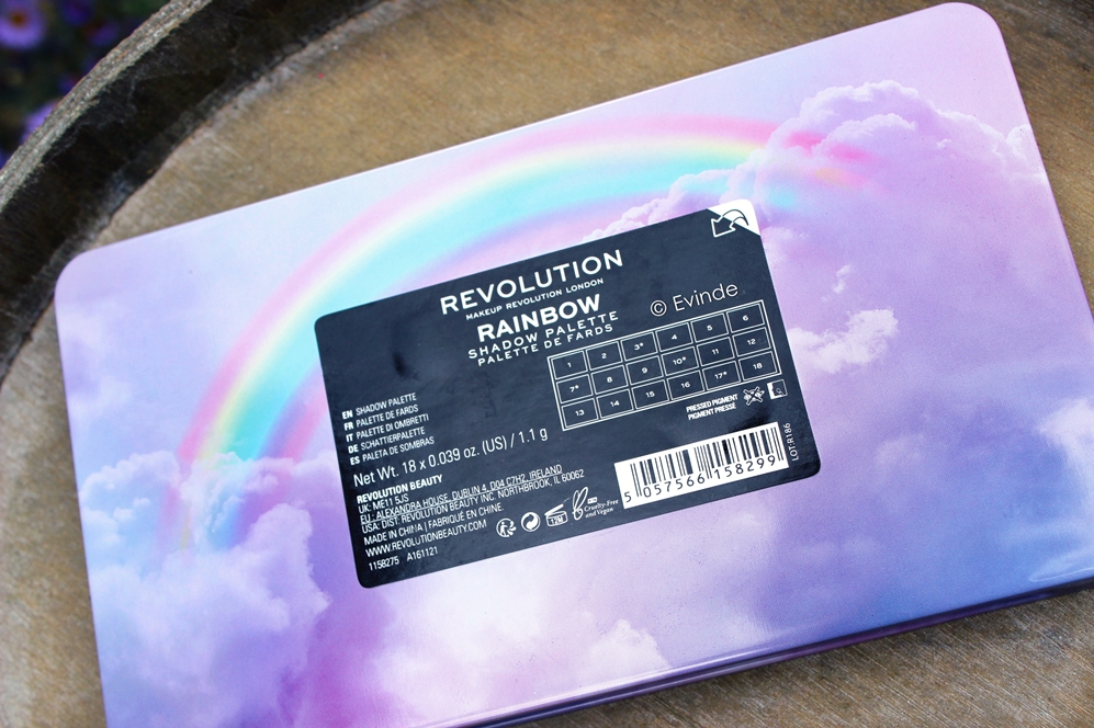 Revolution Rainbow Palette Review Halloween 2019 Evinde's Blog