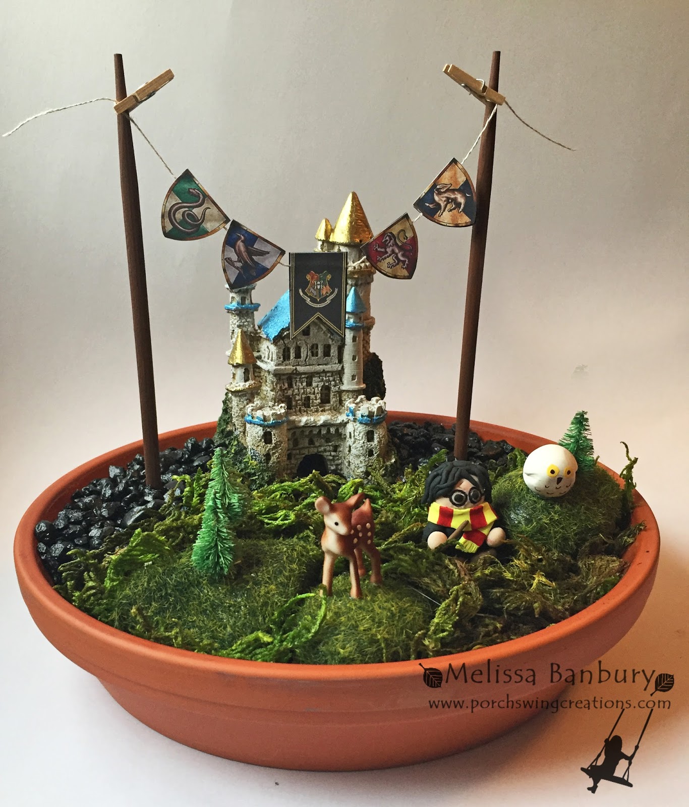 Porch Swing Creations Harry Potter ZFold Card & Fairy Garden