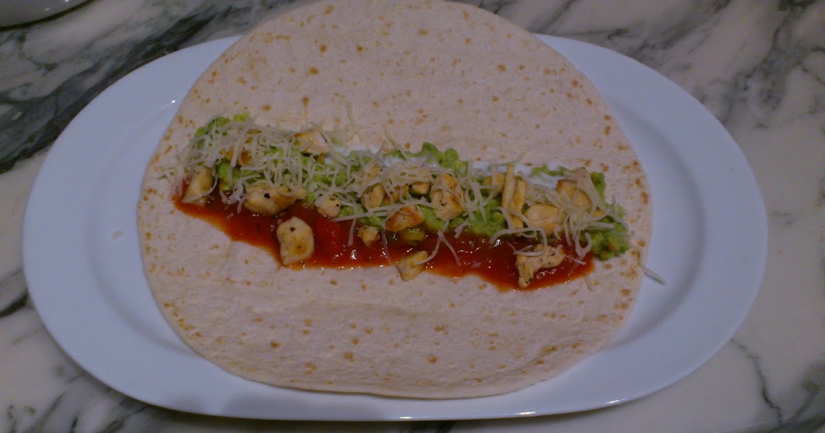 Dans la cuisine d'Hilary Wrap à la mexicaine / mexican wrap