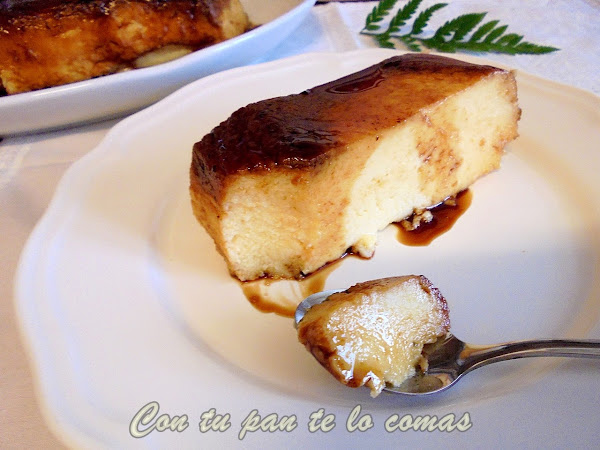 Flan de queso (Microondas)