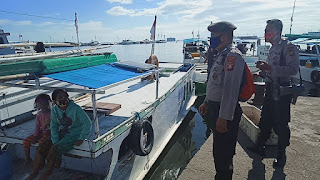 Cegah Corona, Polres Pelabuhan Makassar Perketat Pintu Masuk Jalur Laut