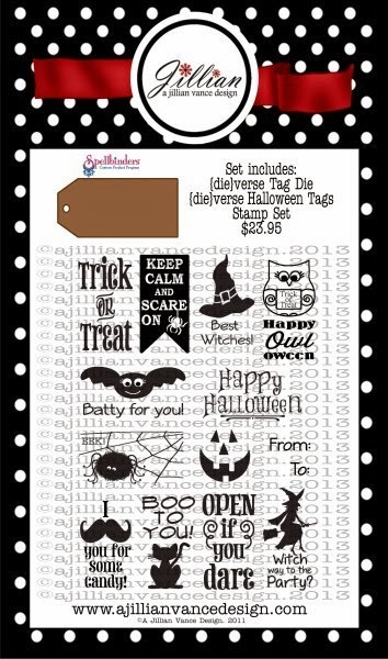 {die}verse Halloween Tags Stamp And Die Combo