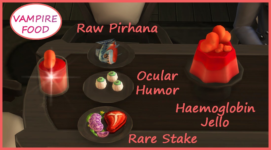 VAMPIRE THEMED FOODS