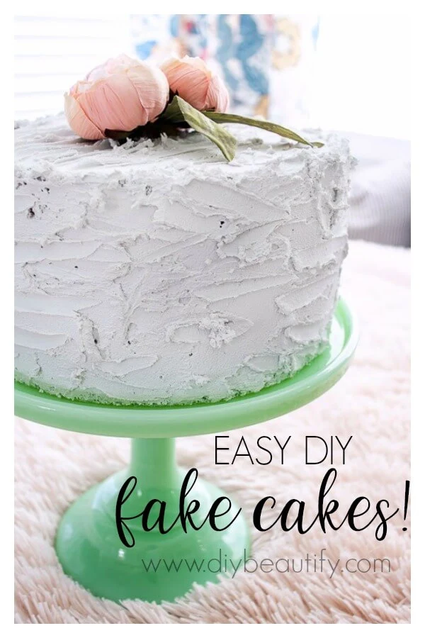 How to Make a Fake Cake: DIY Tutorial with Step by Step