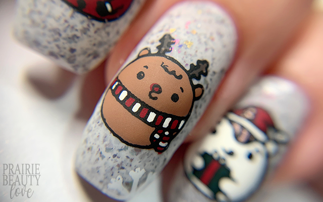 CHRISTMAS NAIL ART: Cute Christmas Character Nails - Prairie Beauty