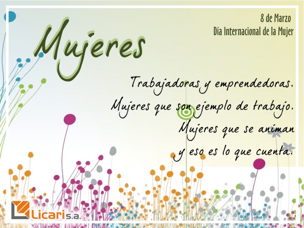 Feliz Dia Internacional de La Mujer : Let's Celebrate!