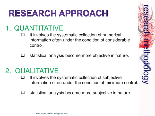 how to write a research approach and design