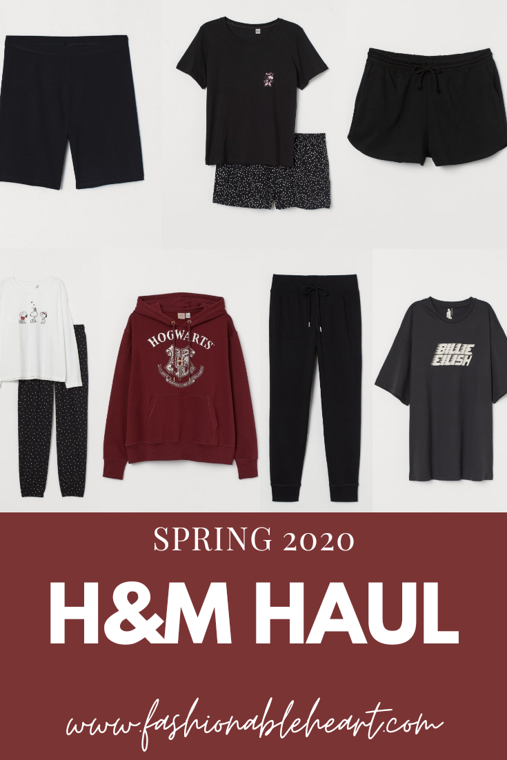 bblogger, bbloggersca, bbloggerca, bbloggers, style blog, lifestyle blogger, southern blogger, hm, h&m, hm canada, haul, spring, loungewear, social distancing, staying home, pajamas, comfy, cozy, minnie mouse, disney, snoopy, peanuts, billie eilish, harry potter, hogwarts, sweatshirt