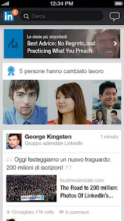 Sempre informati. Ovunque. L'app di LinkedIn per iPhone e iPad.