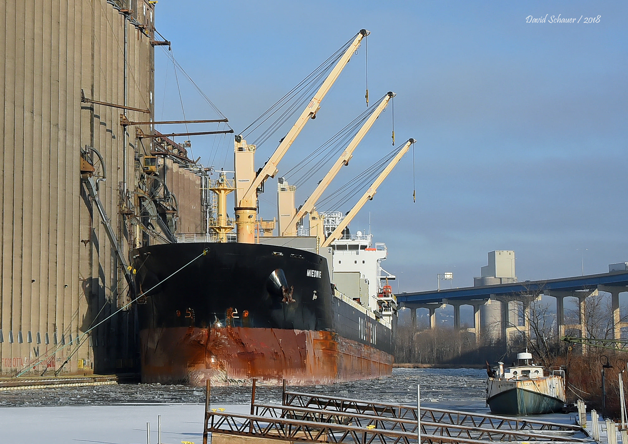 Towns and Nature Superior, WI CenexHarvest States (CHS) Grain and M/V Whistler