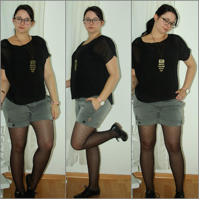 [Fashion] Autumn Shades: Shorts mit Strumpfhosen