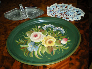 10 Cents Green Painted Tray Plus