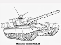 Gambar Mewarnai Mobil Tank Tenk Rebanas Sketsa 28 Images