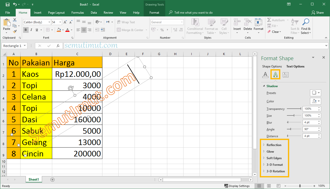Cara Membuat Watermark di Excel