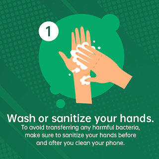 Wash or sanitize your hands