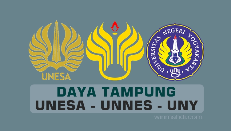 DAYA TAMPUNG SBMPTN UNY UNNES UNESA 2019/2020 CPNS 2021