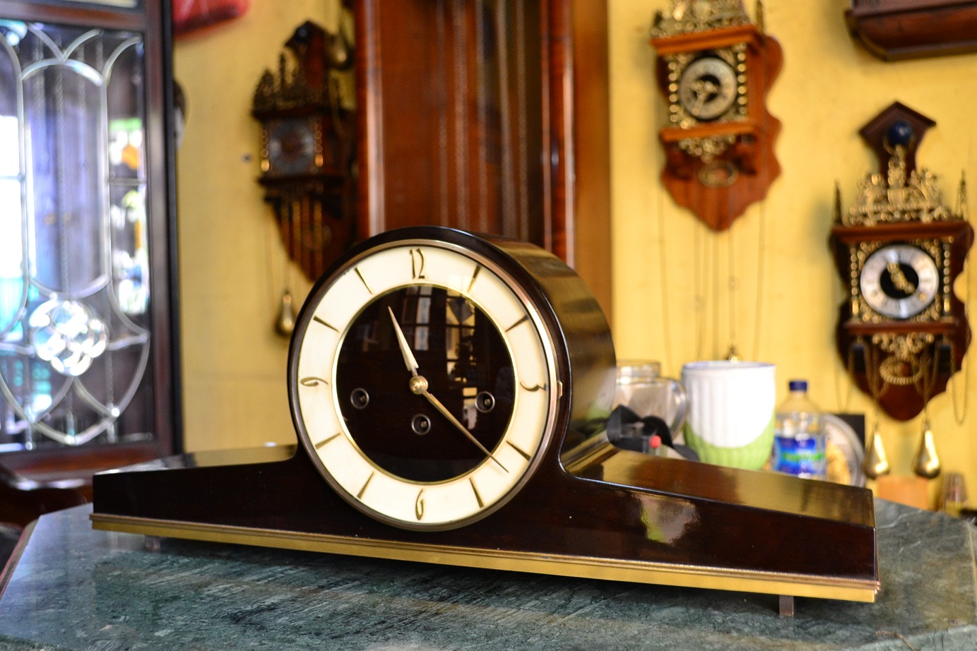 jam jam kuno and antique stuff vintage KIENZLE mantel clock