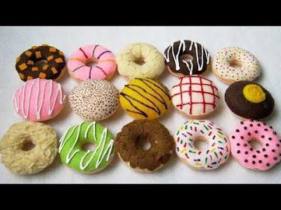 donat imitasi dari flanel 10 Ide Bisnis Kerajinan Tangan Dari Kain Flanel Yang Unik Lucu