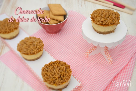 Receta de cheesecake de dulce de leche