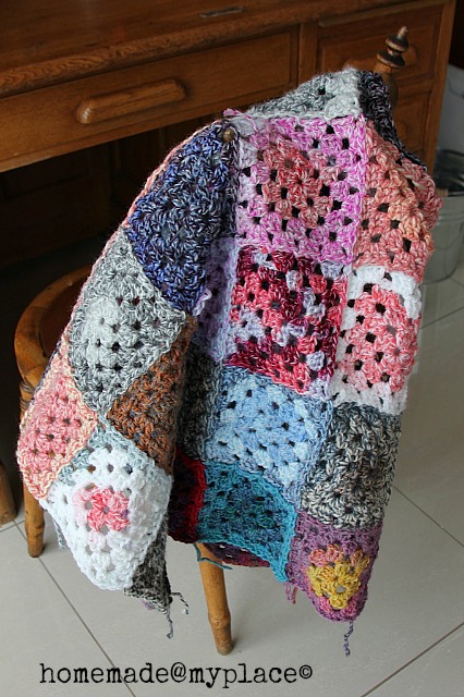 homemade@myplace: Make it ! My Granny Patchwork Blanket
