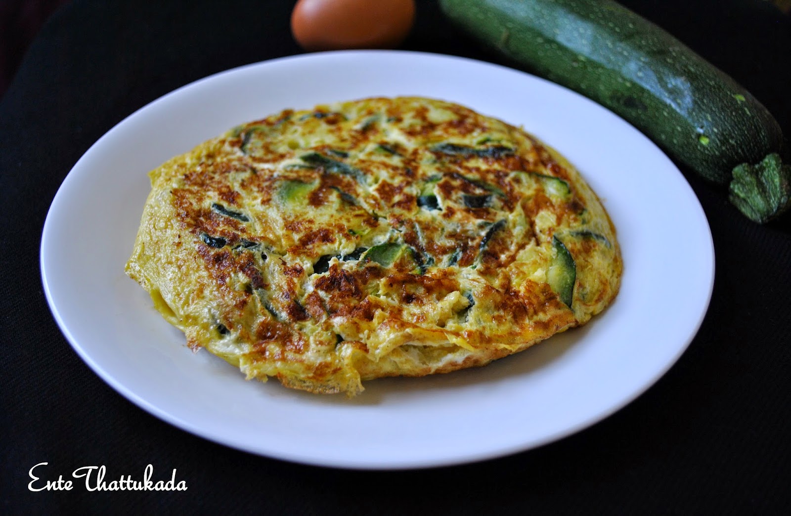 Ente Thattukada: Andalusian Courgette Tortilla | Zucchini Omelette