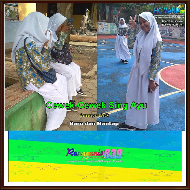 Gambar Soloan Spektakuler Terbaik di Indonesia - Gambar Siswa-Siswi SMA Negeri 1 Ngrambe Cover Berseragam Batik - 8 RG