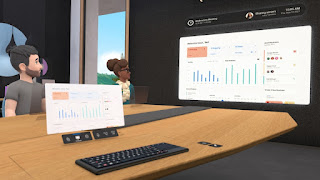 meta horizon Workrooms in virtual reality