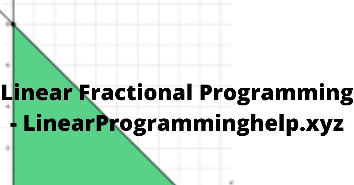 Cpm Linear Programming