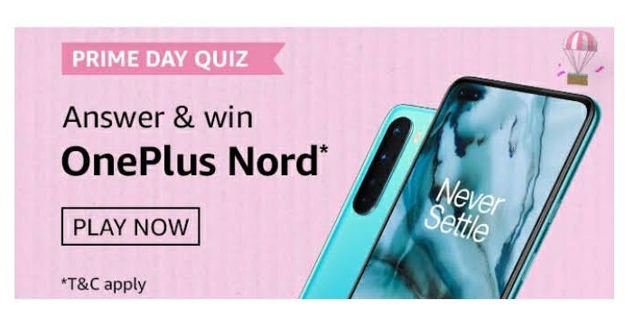 Star Adda: Amazon Prime Day One Plus Nord Quiz Answers &hellip;