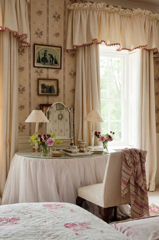 Eye For Design Decorating With Skirted Dressing Tables