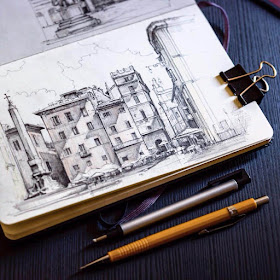04-Piazza-della-Rotonda-Jerome-Tryon-Moleskine-Book-with-Sketches-and-Notes-www-designstack-co