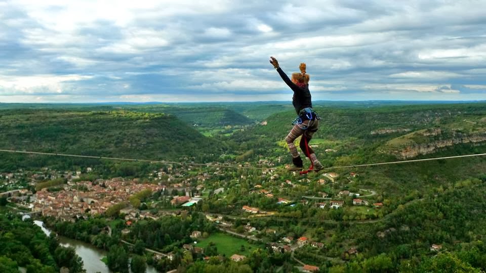 Aventure souletine Highline à SaintAntonin Noble Val le 4, 5 et 6 octobre 2013